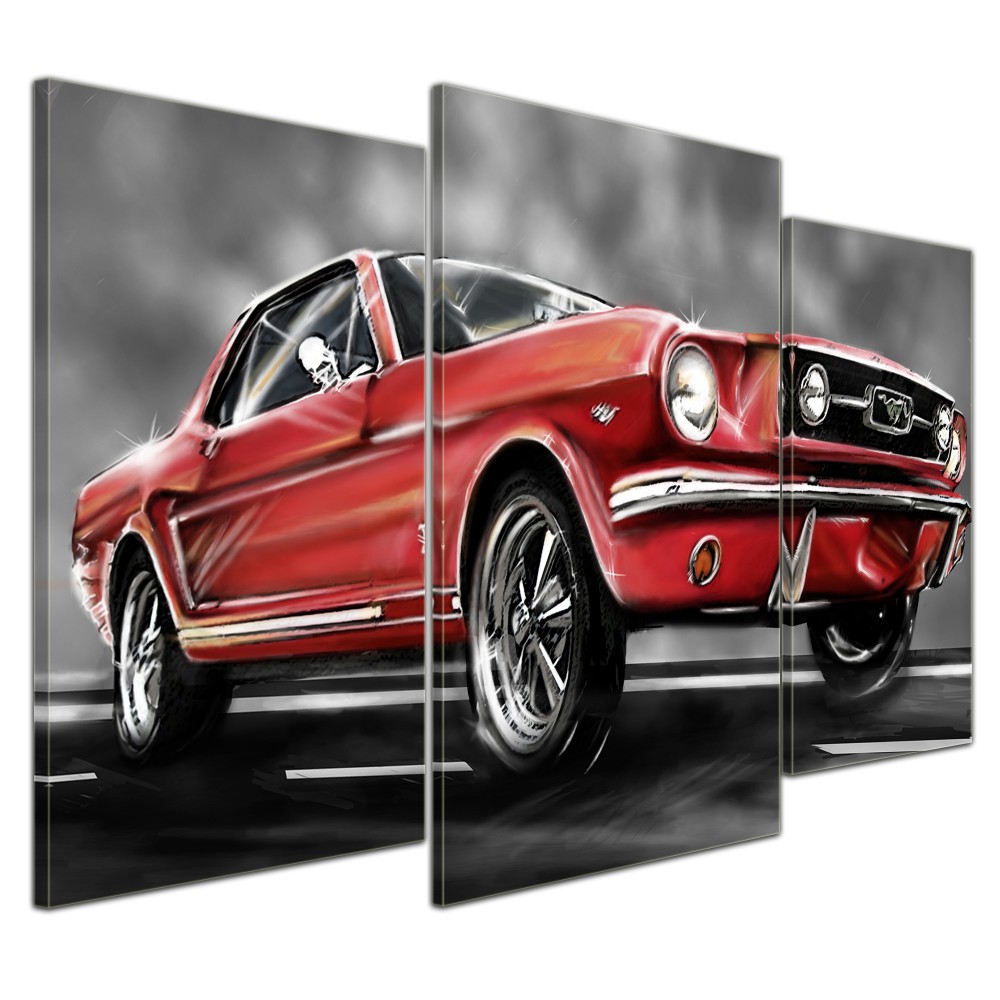 Mustang grafika vászonkép több méretben
