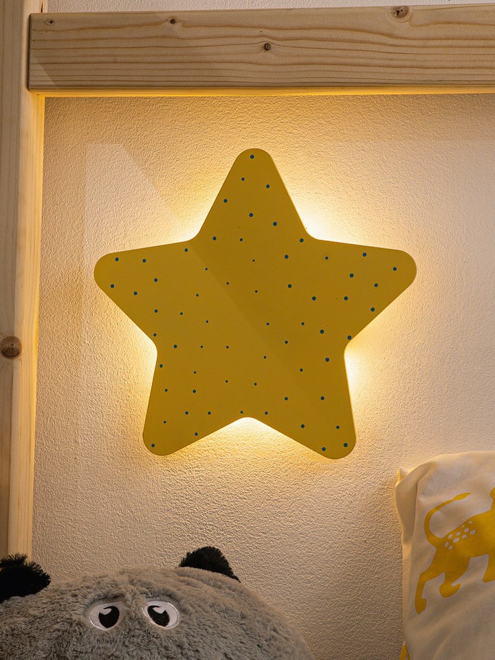 Gyermek lámpa csillag LED